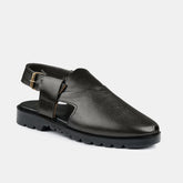 Chestnut Brown Leather Sandals DZ34