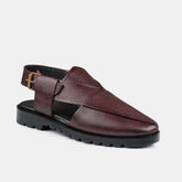 Crimson Cross-Strap Comfort Sandals DZ36