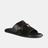 Suede Charm Buckle Slipper SA89