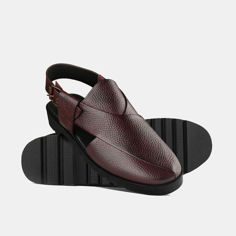Crimson Cross-Strap Comfort Sandals DZ36